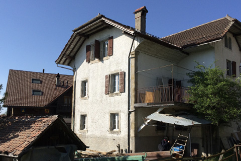 Rénovation d'une maison villageoise à Chapelle-sur-Moudon | étude sanitaire Atechnik