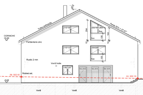 Construction de villas à 1318 Pompaples | étude sanitaire Atechnik