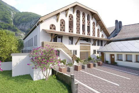 Immeuble Roche à 1852 Roche | étude sanitaire Atechnik