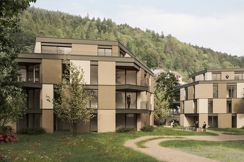 Deux immeubles de 20 Appartements et 3 villas mitoyennes à 2108 Couvet | étude sanitaire Atechnik