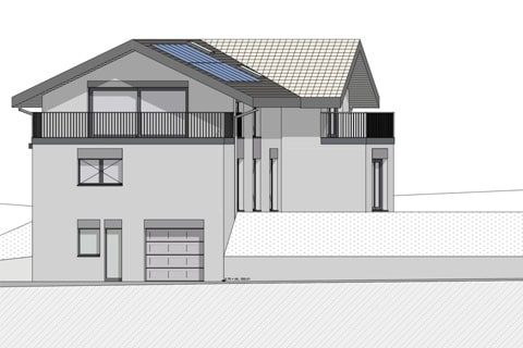 Construction immeuble 1036 Sullens | étude sanitaire Atechnik