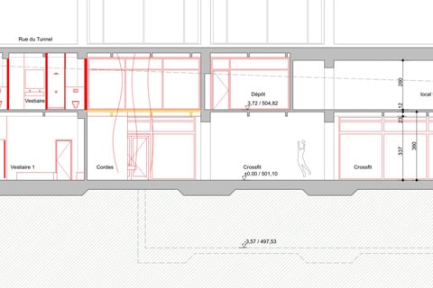 Salle de sport - Crossfit, Riponne 10 - 1005 Lausanne | étude sanitaire Atechnik