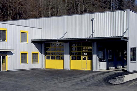 Garage atelier et bureaux, Travaux réalisés chez Diémand SA | étude sanitaire Atechnik