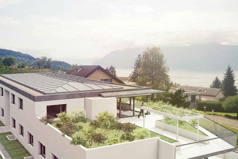 Immeuble de 6 appartements pour CANAsanitaire Sàrl | étude sanitaire Atechnik