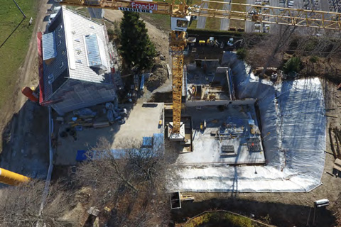 Quartier d’habitation Ste-Croix pour J. Bovey SA | étude sanitaire Atechnik